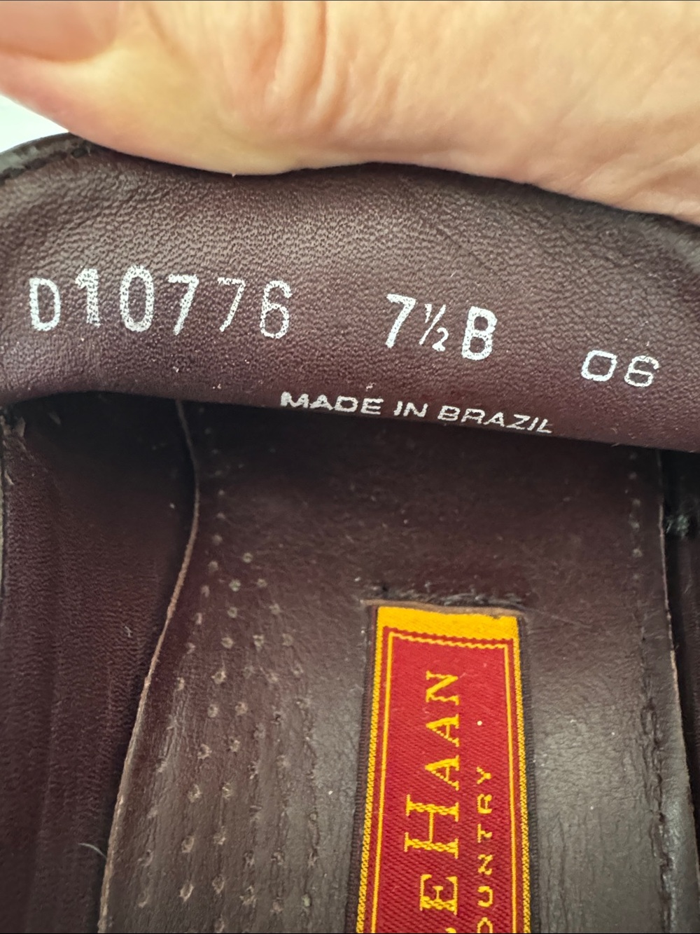 Cole Haan Size 7.5B Ladies Burgundy Leather Penny Loafers Old Money Preppy - Picture 5 of 8